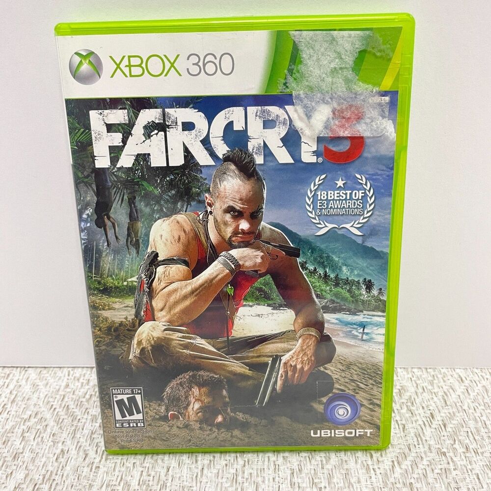 Farcry 3 Video Game for Microsoft Xbox 360 CIB Ubisoft